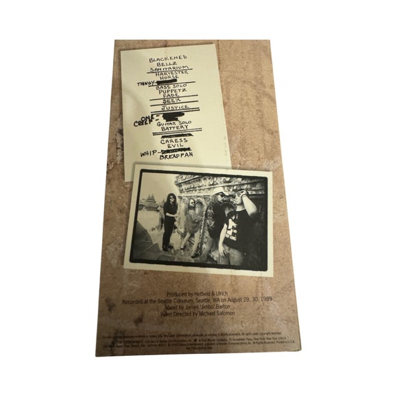 Metallica Live Shxt Binge and Purge VHS Set:  Like NEW! 90’s Concert Film - Picture 5 of 12